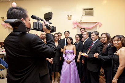 Videography at a celebration